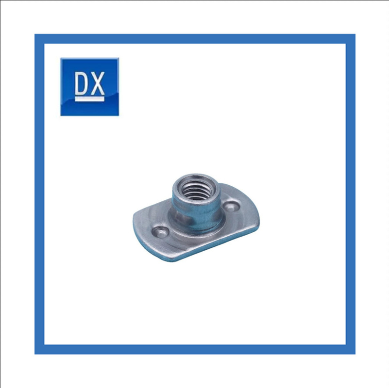 DIN Double Spot T - نوع جوشکاری مهره فولادی آبی و سفید روی آبکاری